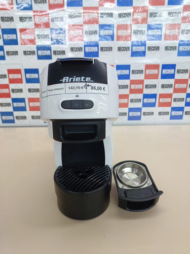 Cafetera 1100 w, 0.6L, 15 bares Ariete espresso, Blanca